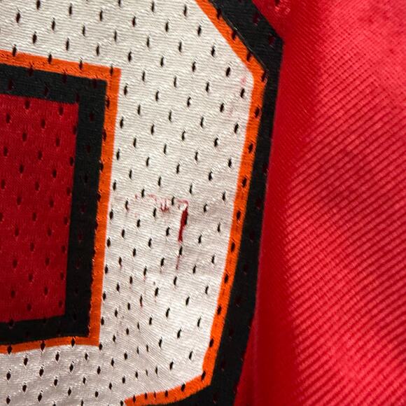 Starter Men's Vintage Warrick Dunn Tampa Bay‎ Buccaneers Jersey L 48 #28 Red - Picture 5 of 10